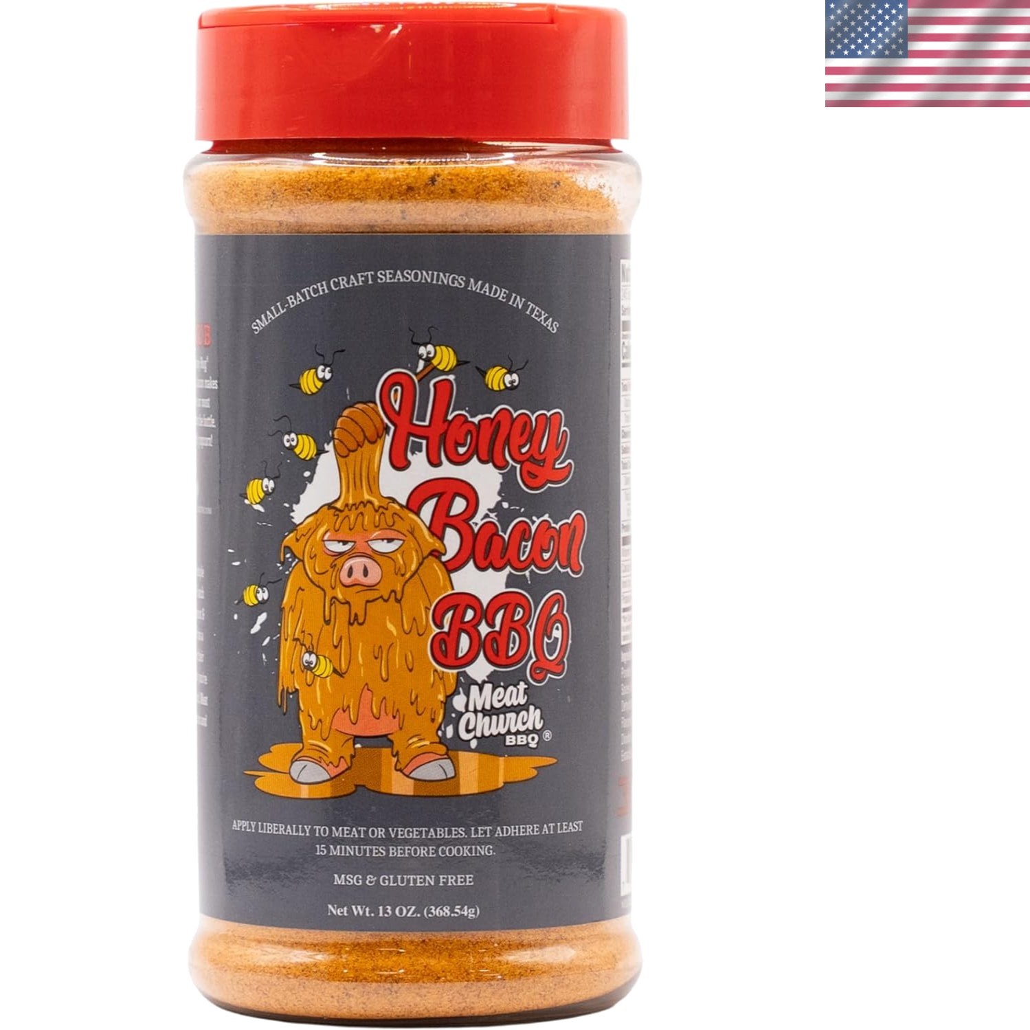 Irresistible Honey Bacon BBQ Rub – 13oz of Deliciousness for Perfect Grilling