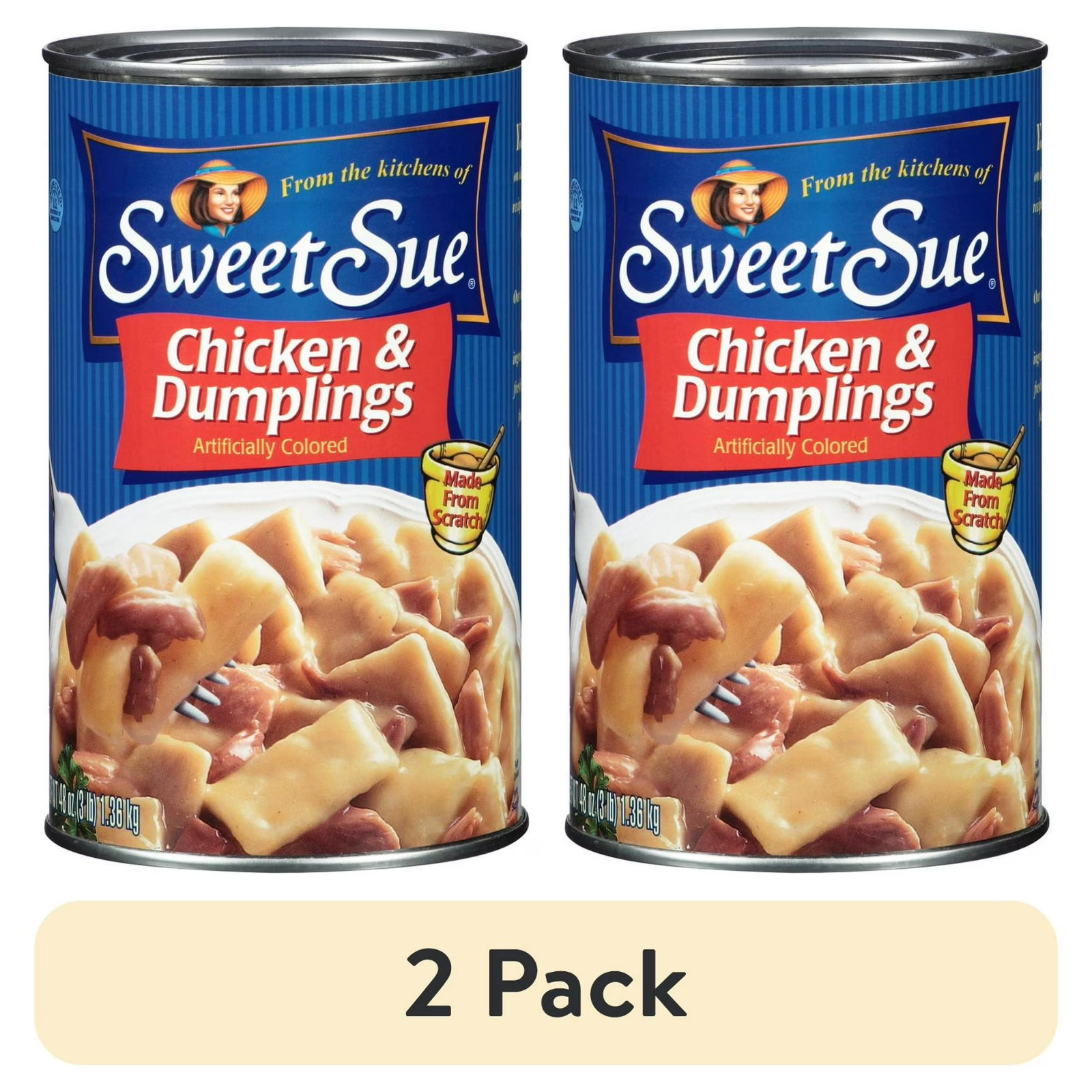 (2 pack) Sweet Sue Chicken and Dumplings, 48 oz
