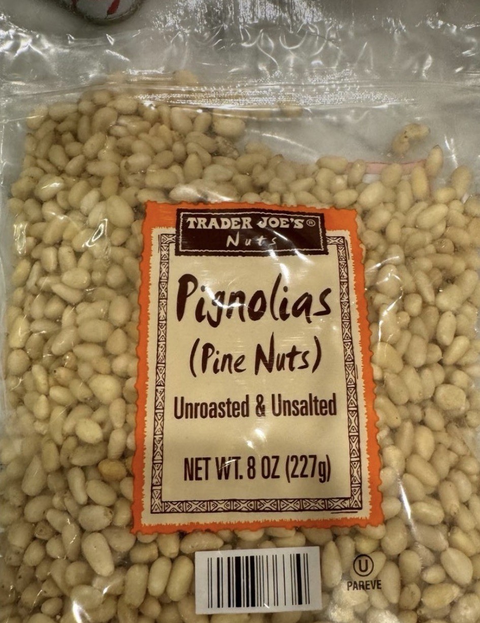 2 Packs New Trader Joe’s Unroasted & Unsalted Pignolias Pine Nuts 8oz Each X 2