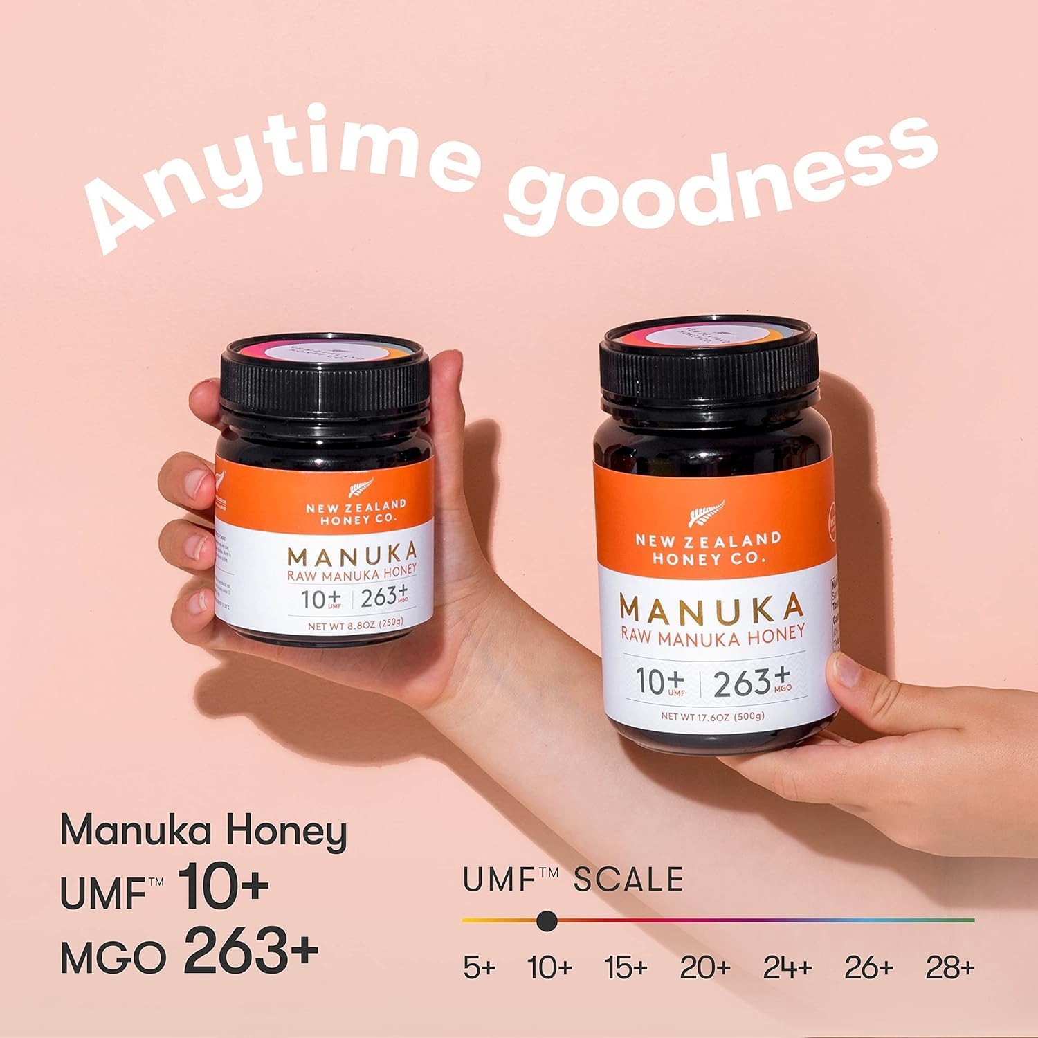 New Zealand Honey Co. Raw Manuka Honey UMF 10+ | MGO 263+ | UMF Certified Monofl