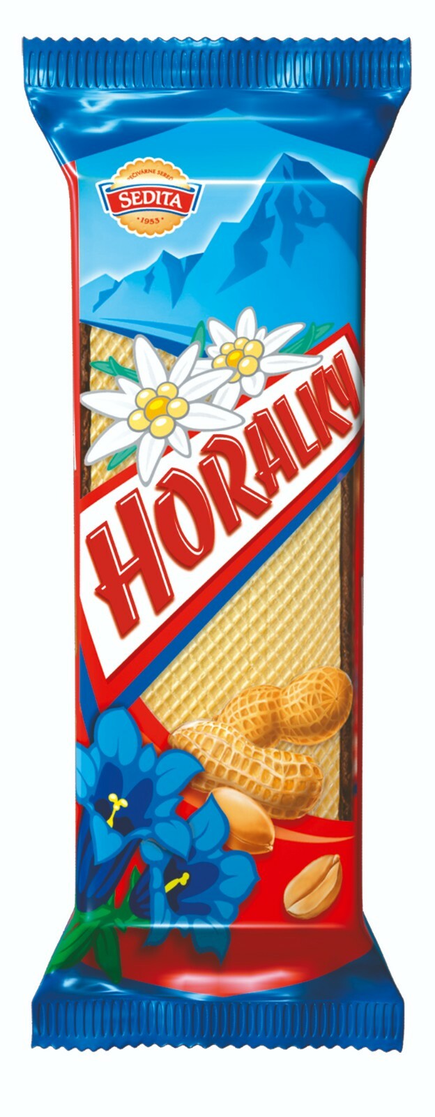 HORALKY – European Czech and Slovak Wafers Chocolate with Peanut BOX – QTY 36pcs