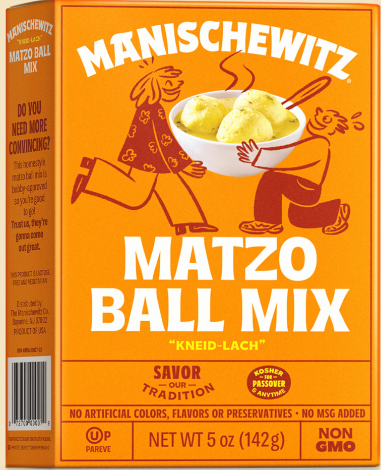 Lot of 3: Manischewitz Matzo Ball Mix, Low Sodium, 5 Ounce Ea. BB Aug 2026