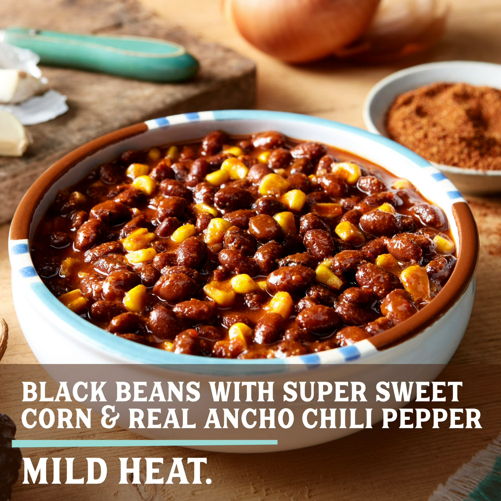 SERIOUS Bean Co Southwest Smokehouse Black Beans, 4-pack of 15.5 Oz Cans