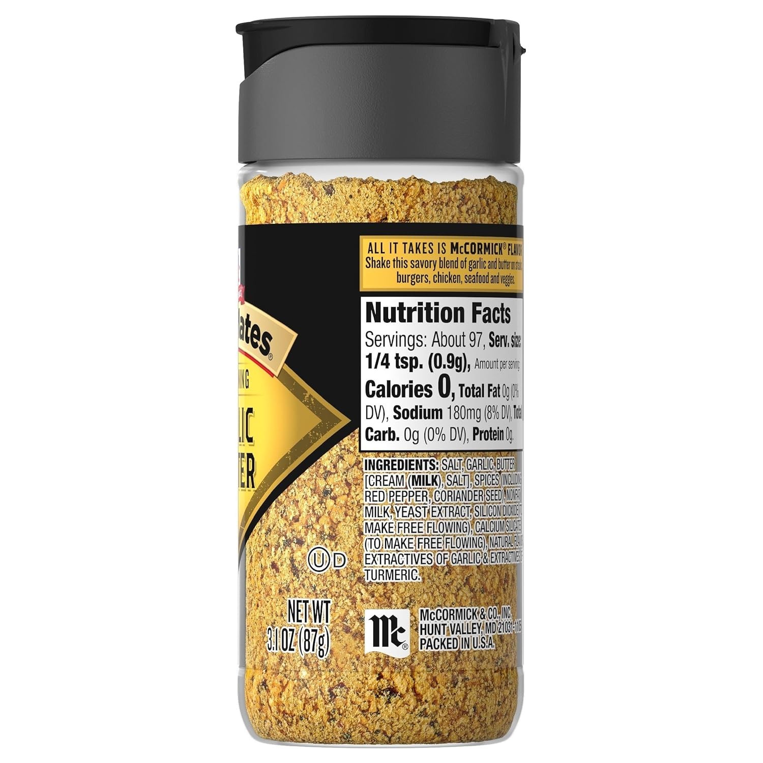 Garlic Butter Seasoning, 3.1 oz