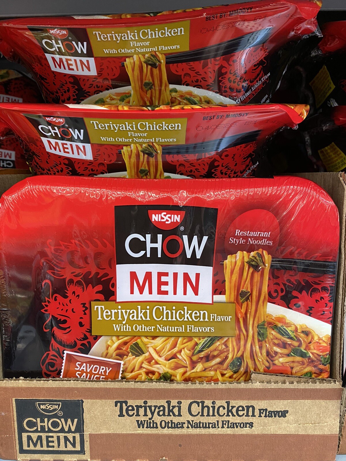 Nissin Chow Mein Noodles, Teriyaki Chicken Flavor ( 4 oz., 24 ct. )