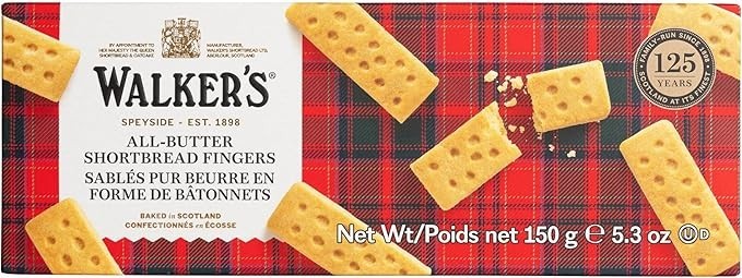 Walker`S Shortbread Pure Butter Fingers 5.3 Oz – FREE SHIPPING