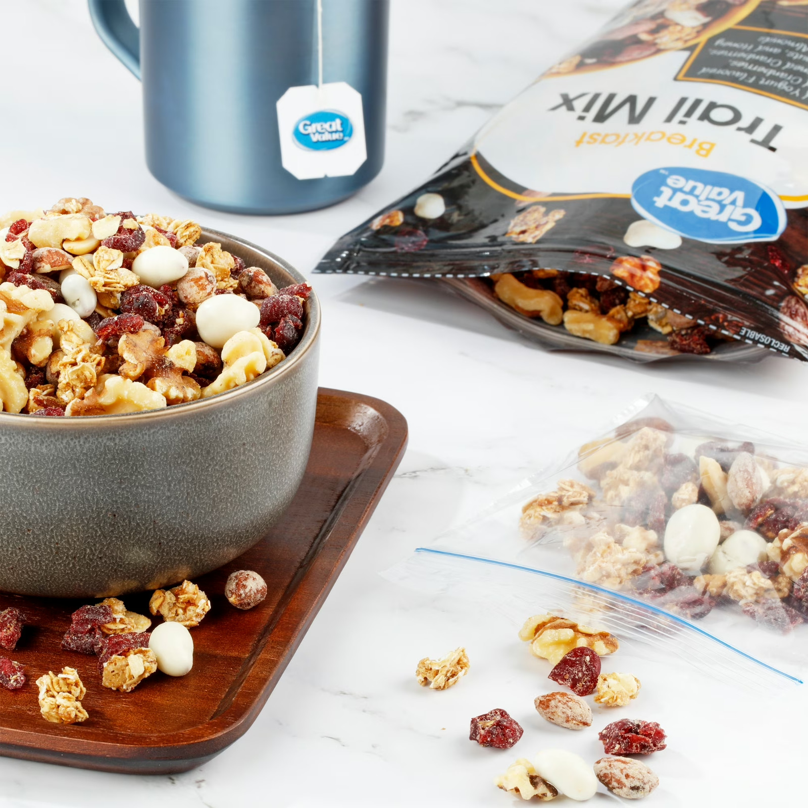 Great Value Breakfast Blend Trail Mix – 22 oz Pack…