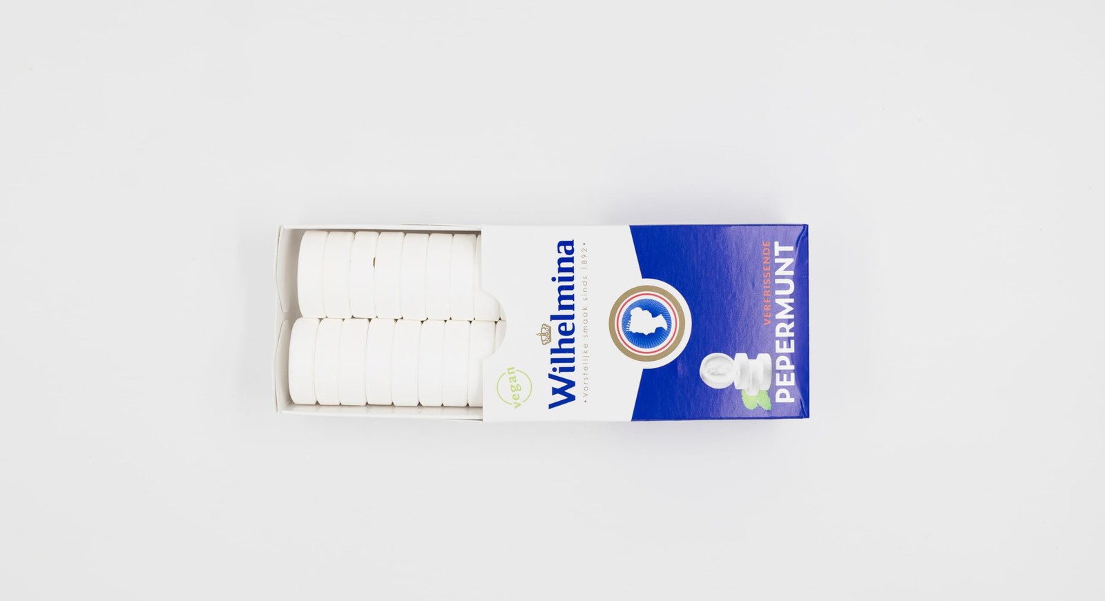 Fortuin Wilhelmina Mints 3.5 Ounce Box (Pack of 12), White