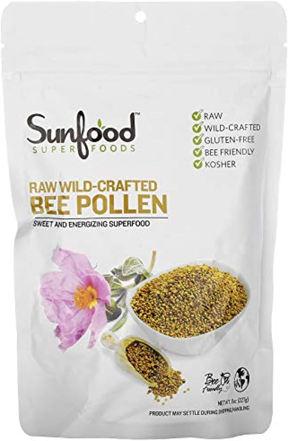 Sunfood Bee Pollen Spanish 8 Oz Pack Of 1