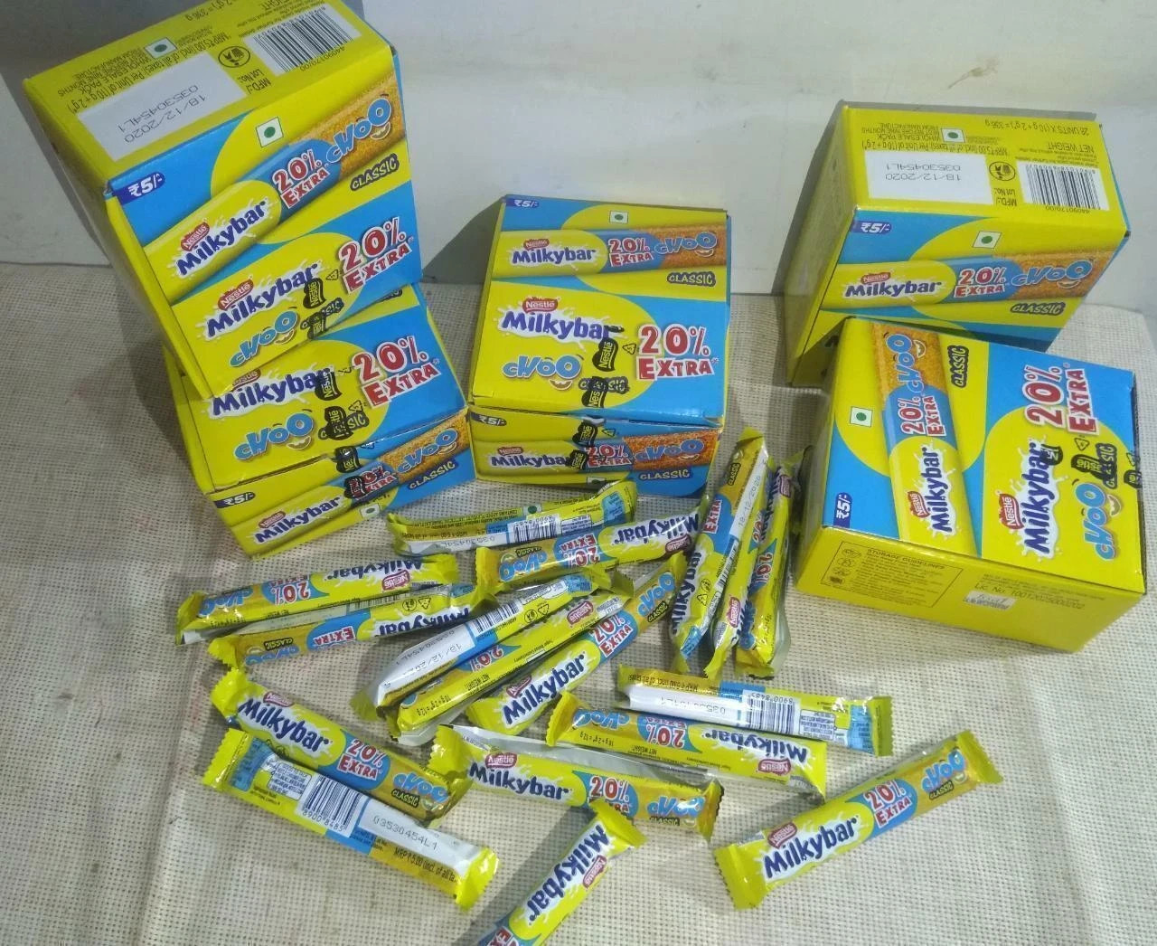 Milkybar Choo, Classic (Original), Nestle, 28 bars (each 10 grams)- 1 box