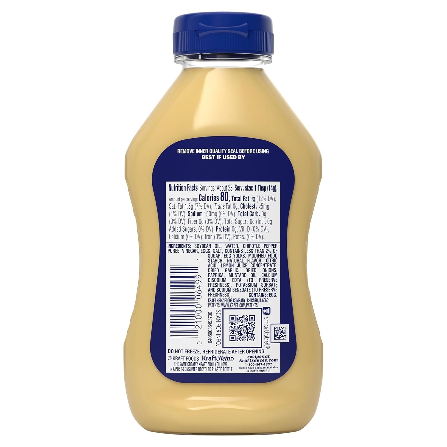 12 Fl Oz Chipotle Aioli, Perfect for Dipping, Drizzling, and Flavor Boosting