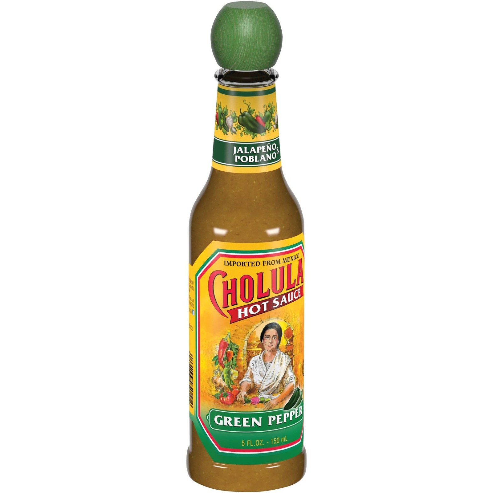 Cholula, Sauce Hot Green Pepper, 5 Fl Oz 5 (Pack of 1)