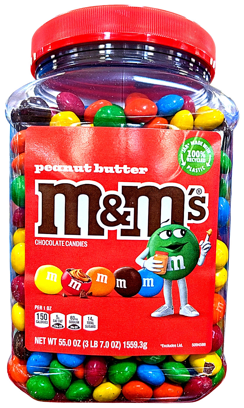 M&M’S Peanut Butter Milk Chocolate Candy 55 Oz EXP 07/2026