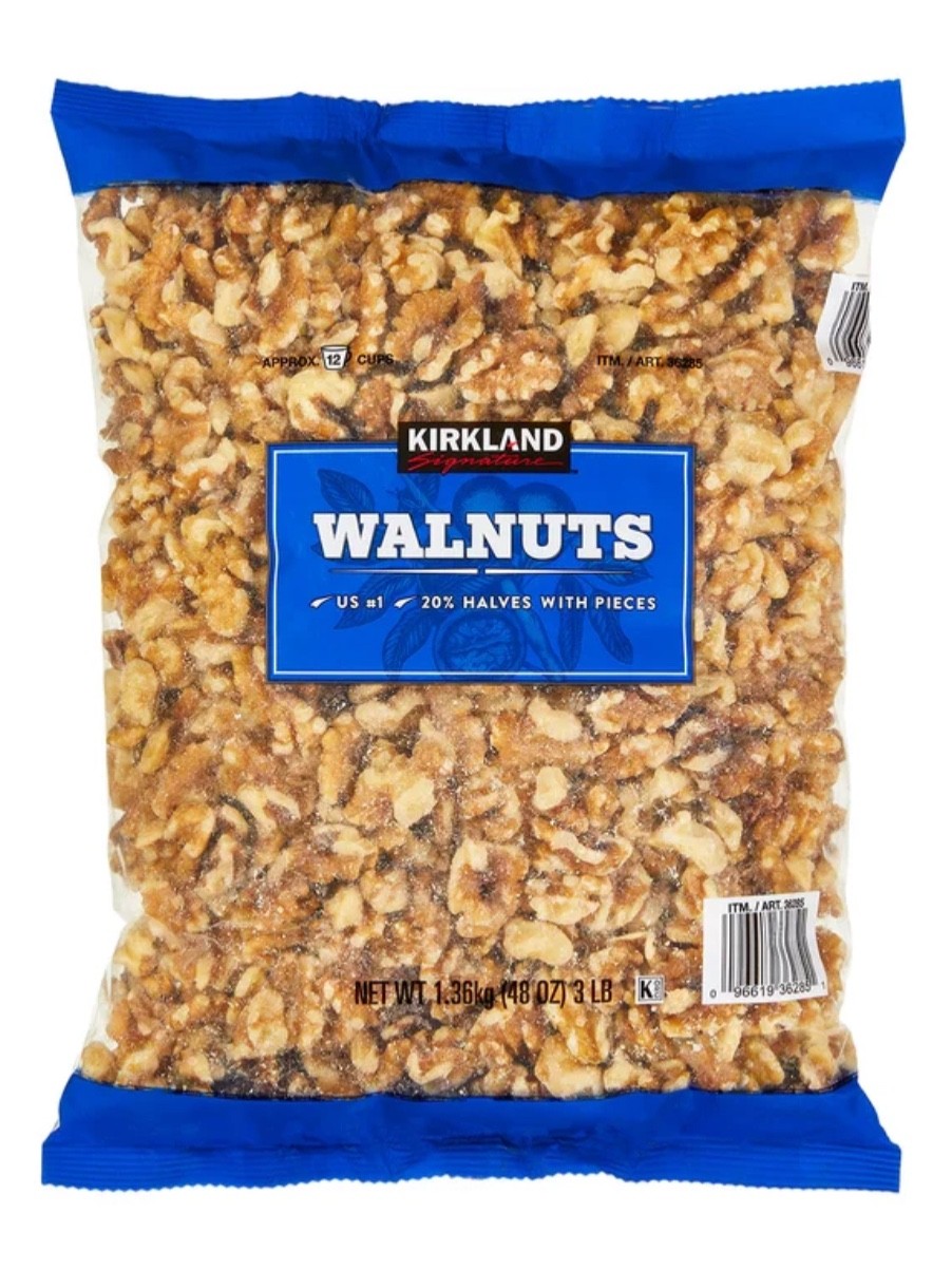 Kirkland Signature Extra Fancy Walnuts 3 Pounds (48oz) FREE SHIPPING !!!!!