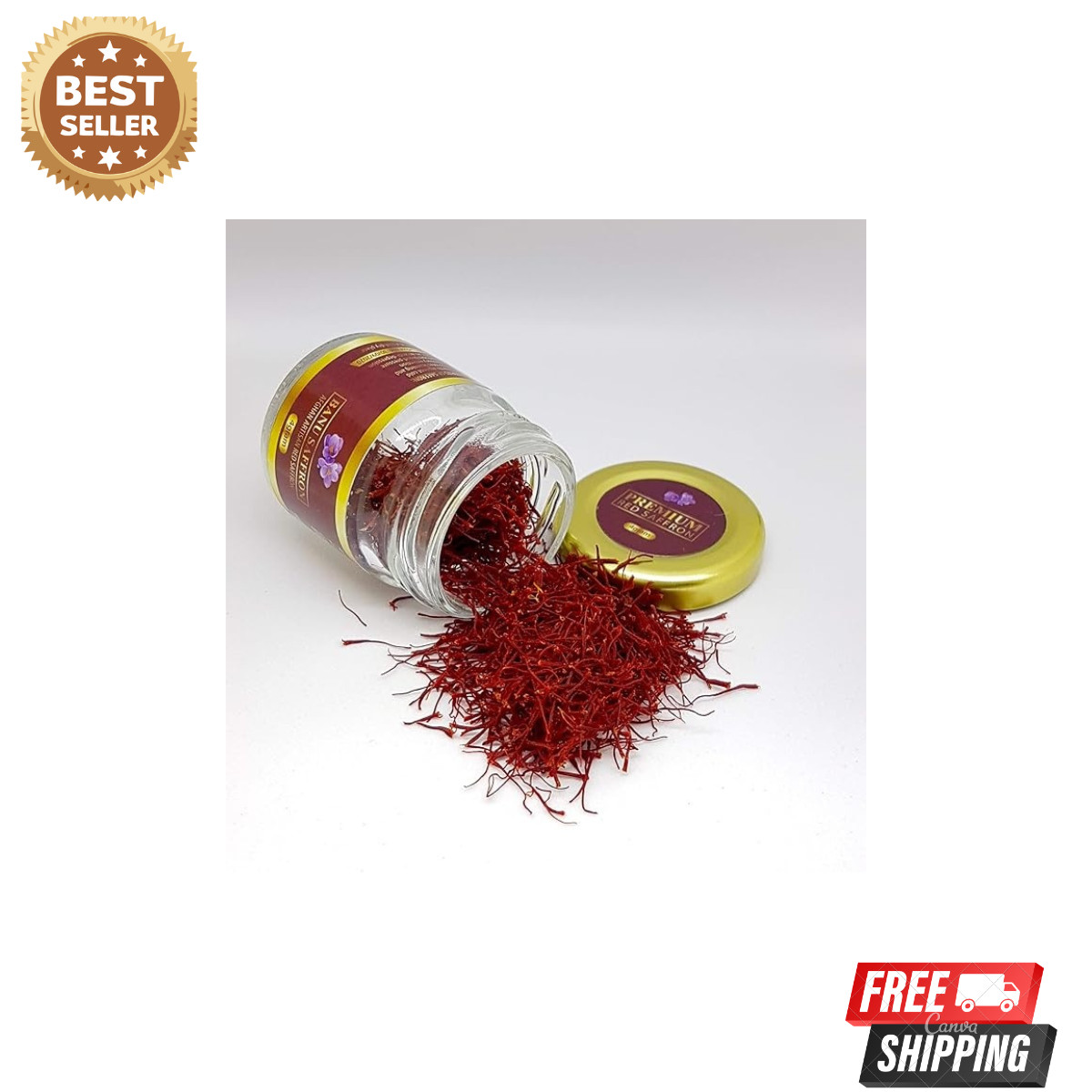 Organic Saffron – Award Winning all Red Certified Organic Saffron Threads – 1…