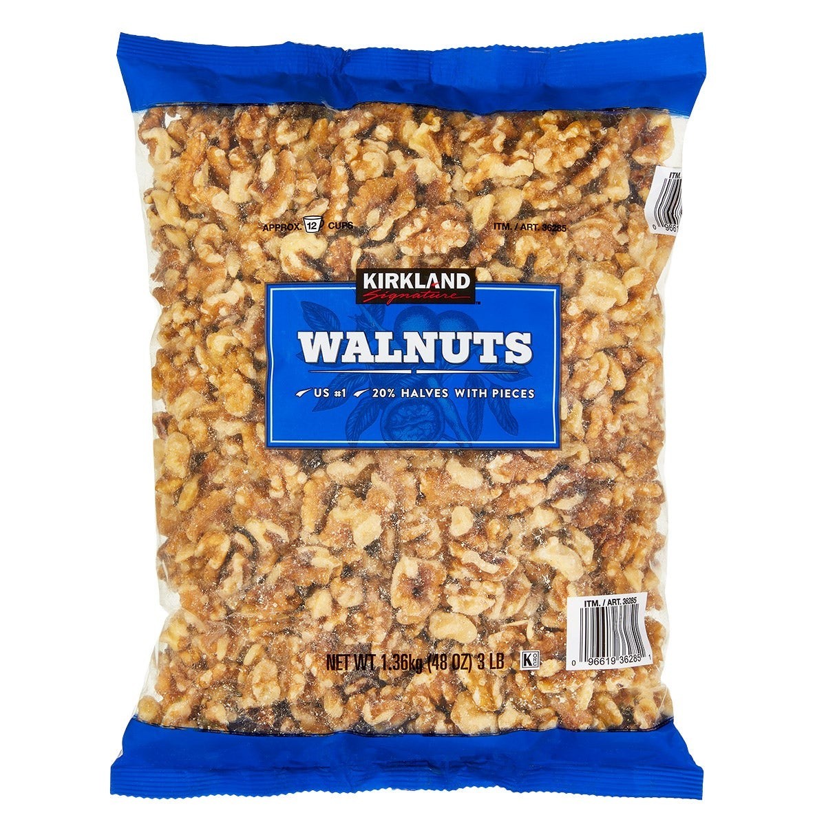 Kirkland Signature Walnut Halves & Pieces 3 lb 48 oz