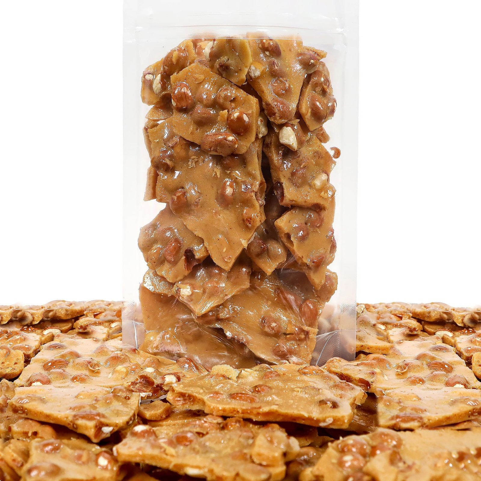 Home Style Peanut Brittle Candy by (1 Pound (Pack of 1))