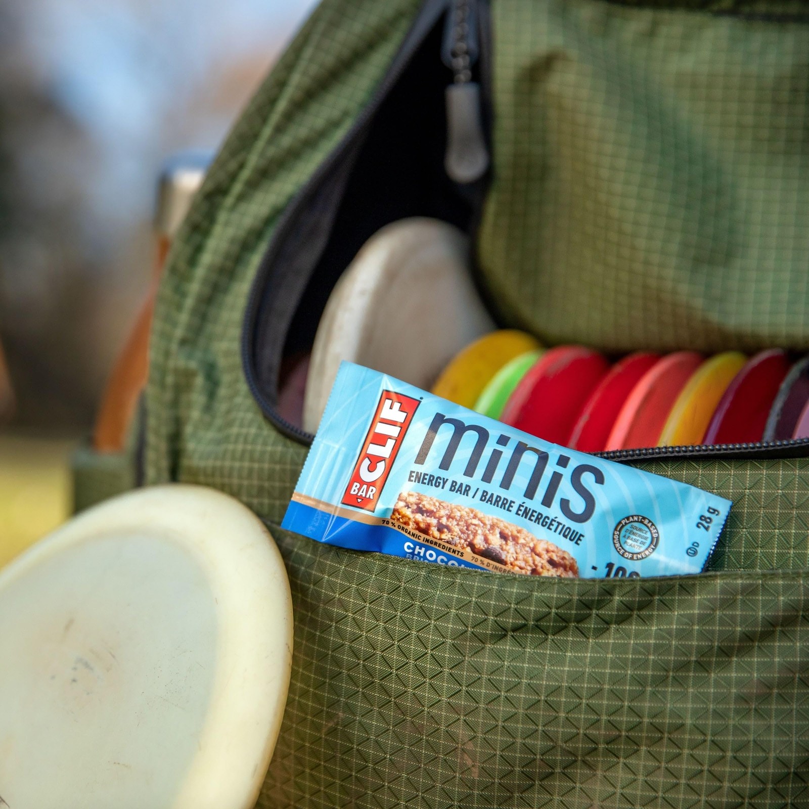 CLIF BAR Minis – Crunchy Peanut Butter – Made with 20 Count (Pack of 1), red