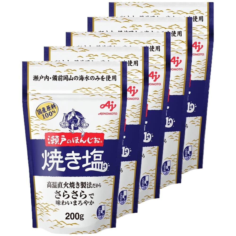 Ajinomoto Seto Honjio Roasted Salt 200g x 5 packs