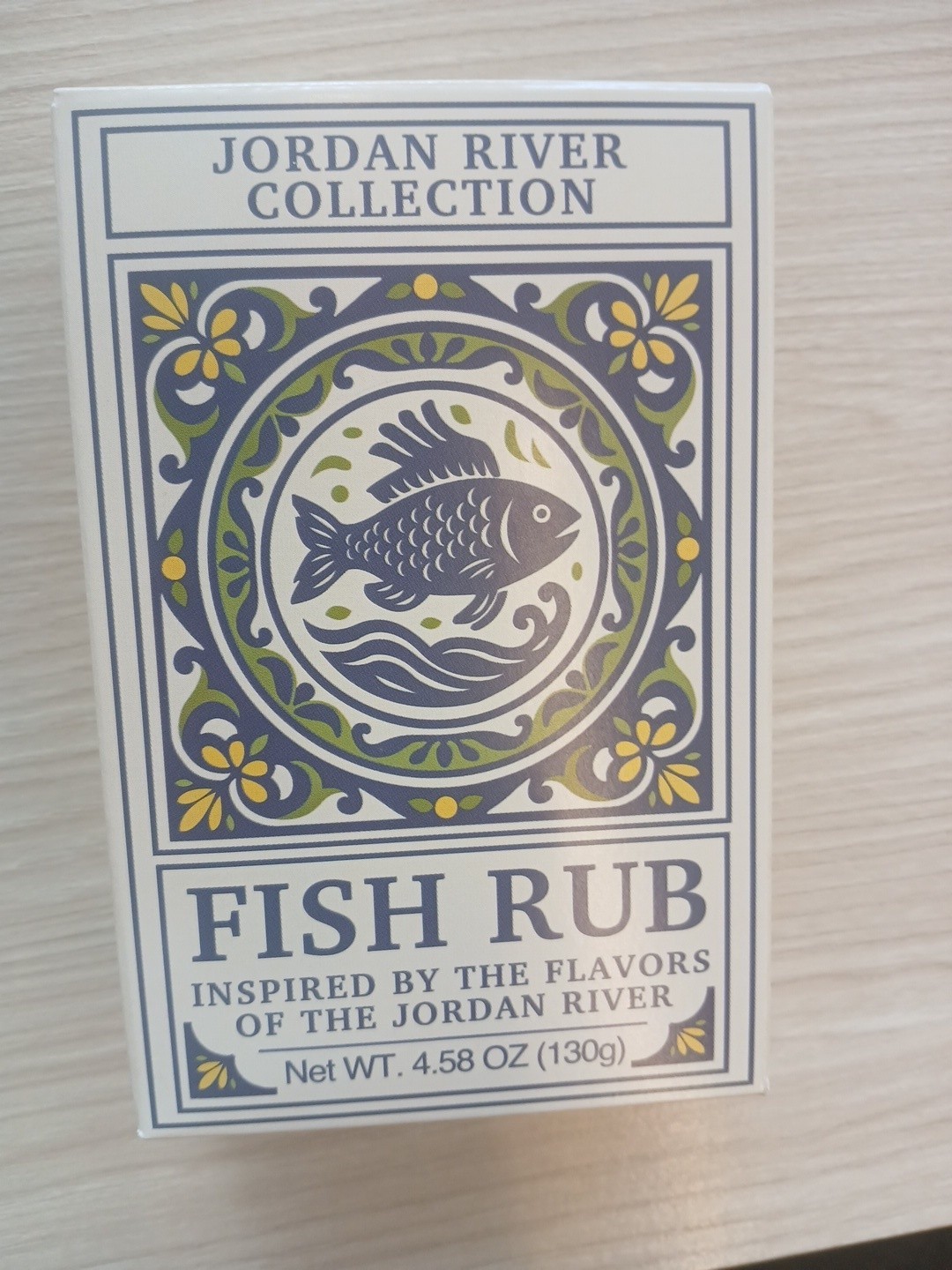 Jordan River Collection Fish Rub Seasoning 4.58oz Israel Spice Blend Exp 9/26