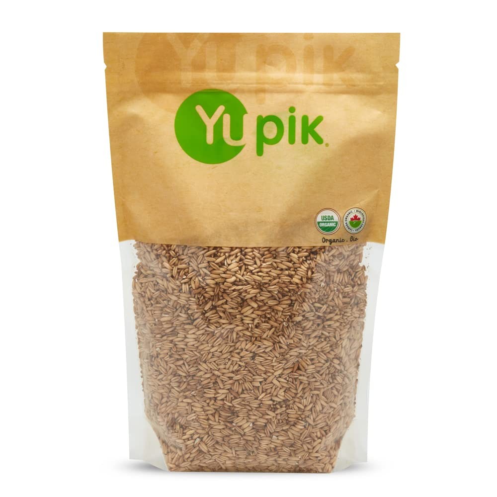 Yupik Organic Whole Oat Groats,2.2 lb (35.2 oz), Non-GMO, Vegan, Kosher, Raw, Wh