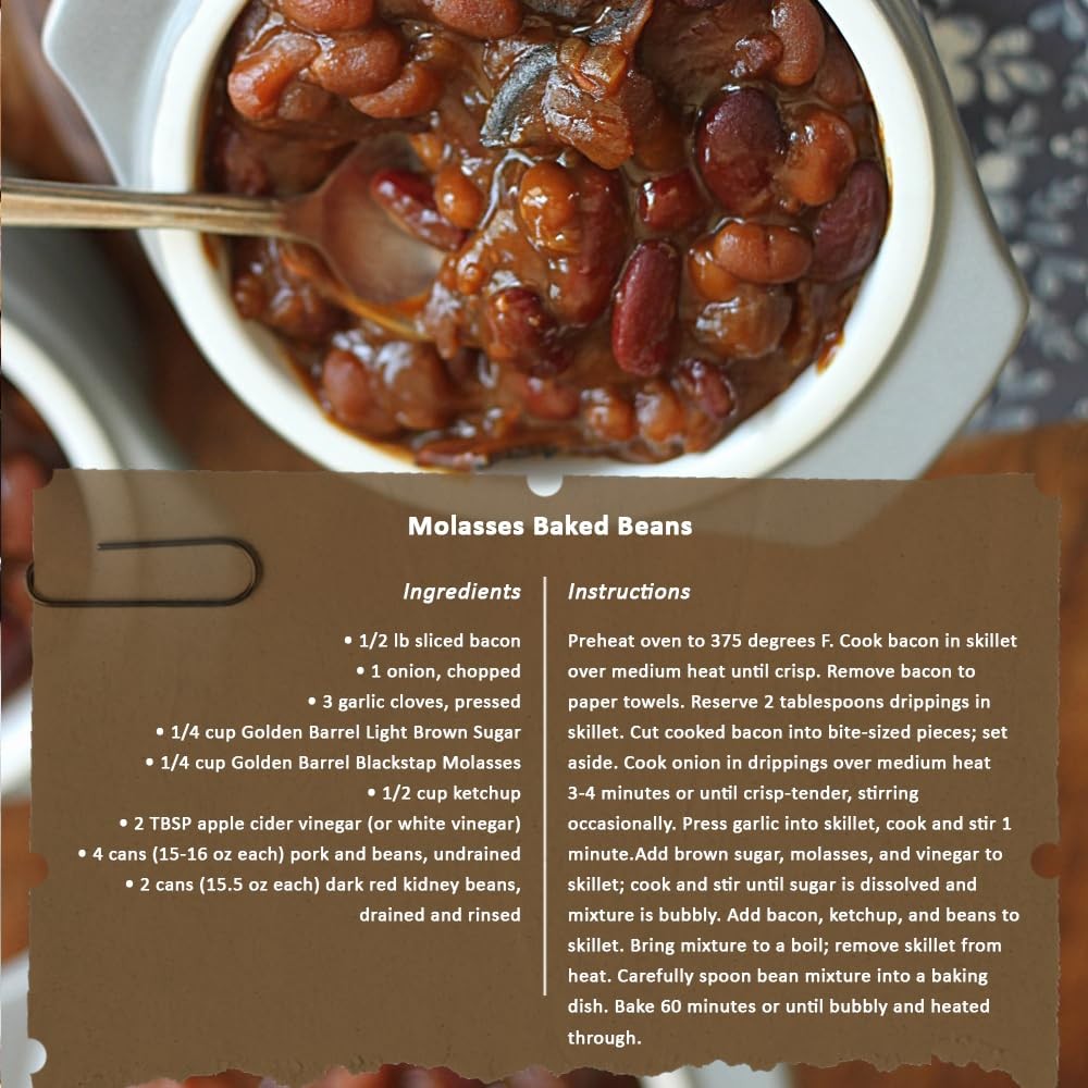 Unsulfured Blackstrap Molasses, 32 oz