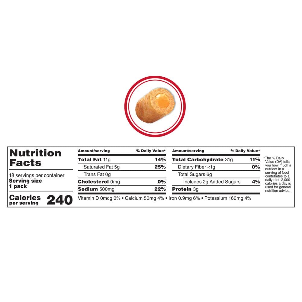 COMBOS Cheddar Cheese Cracker Snacks Pack of 18 Individual Servings 1.7 Ounce