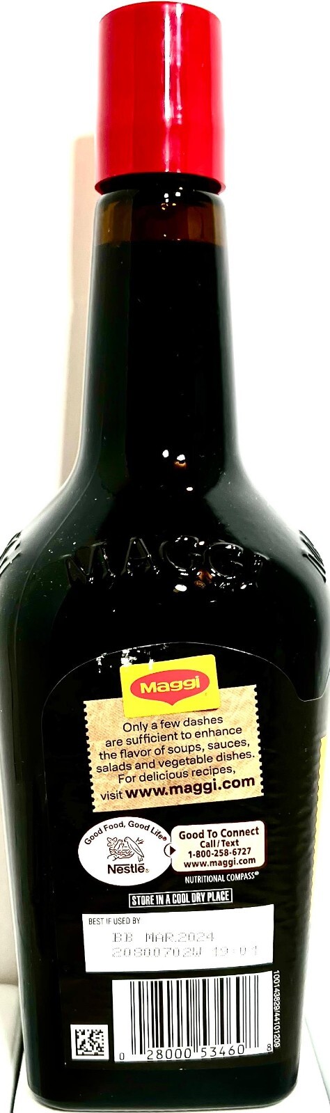 Maggi Liquid Seasoning Since 1889 Imported From Europe 27 oz ~01/2027