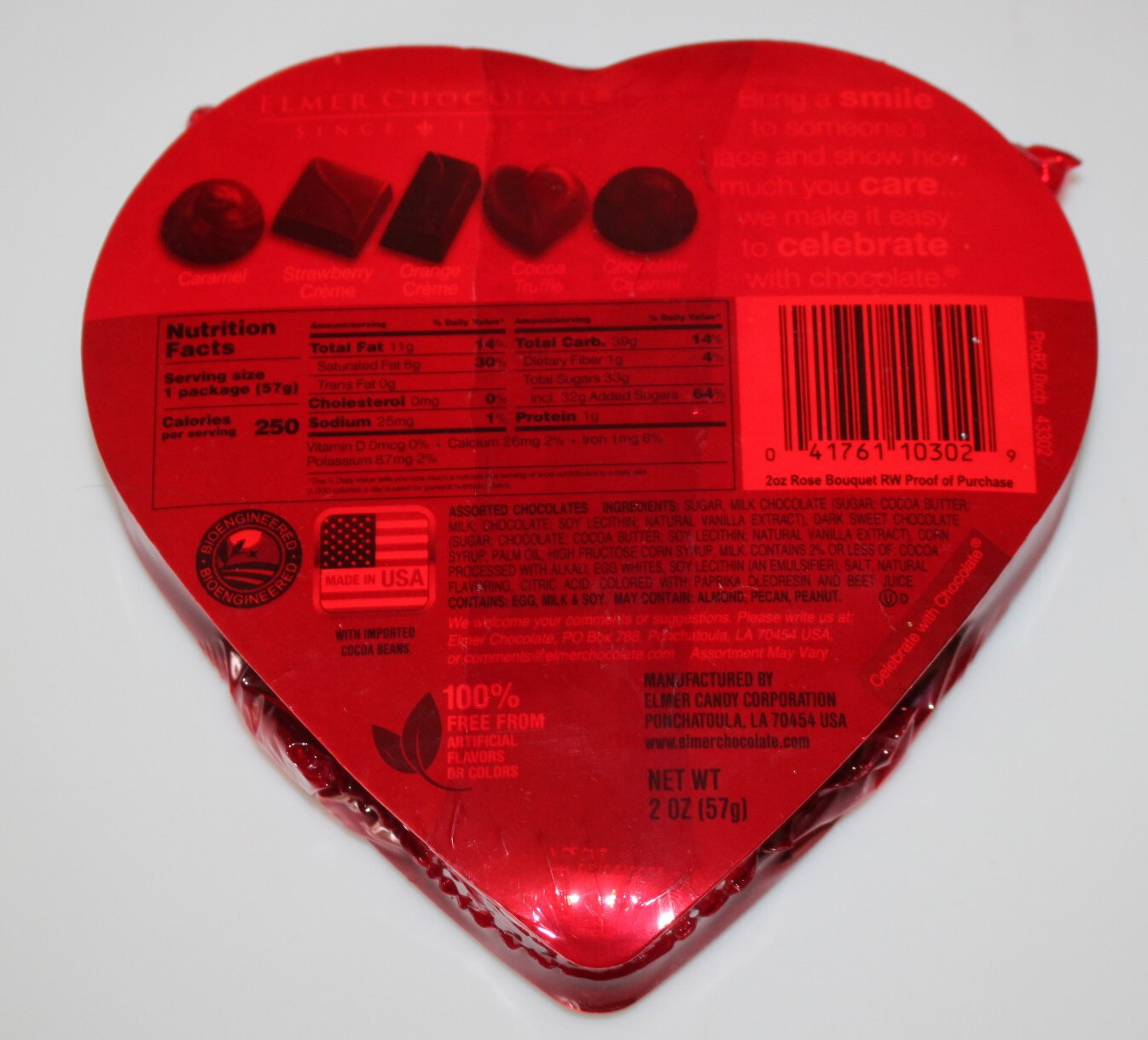 Elmer 5-PACK Assorted Chocolates Caramel Strawberry Cocoa Truffle Orange Creme