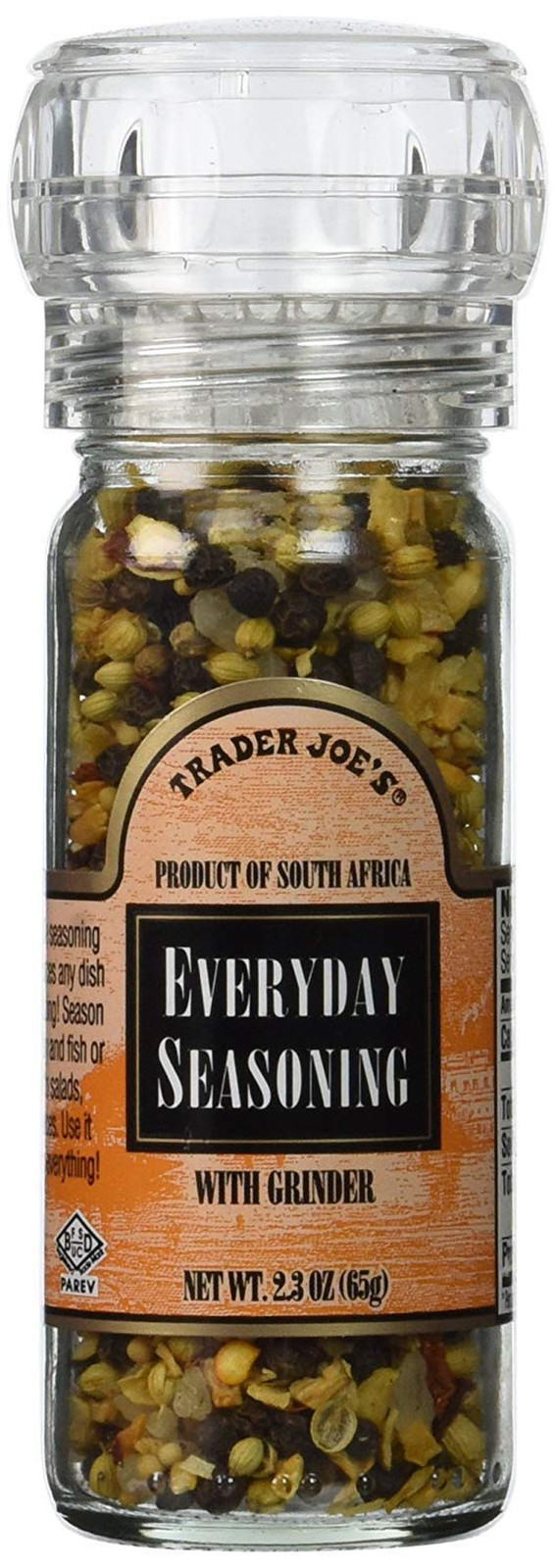 Trader Joe’S Everyday Seasoning with Built in Grinder Use on Everything Everyday
