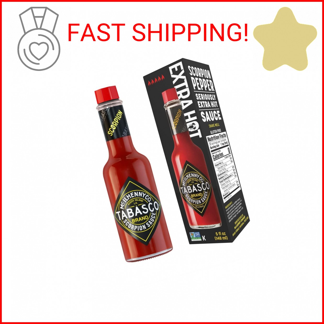 Tabasco Scorpion Hot Sauce (5 Ounce)