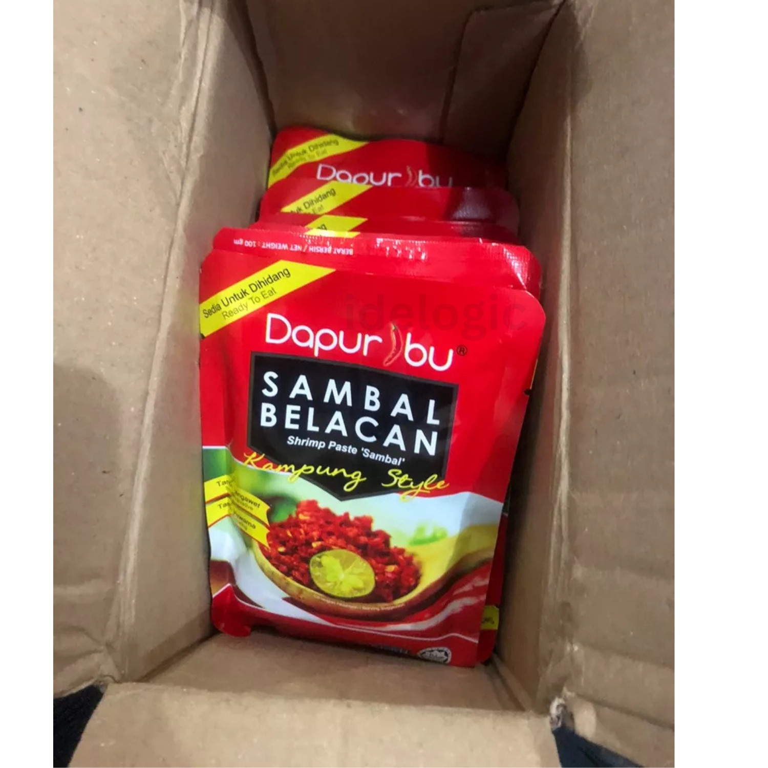 Belacan Shrimp Paste Authentic Malaysian Natural Fermented Prawn Sambal 100g x 2
