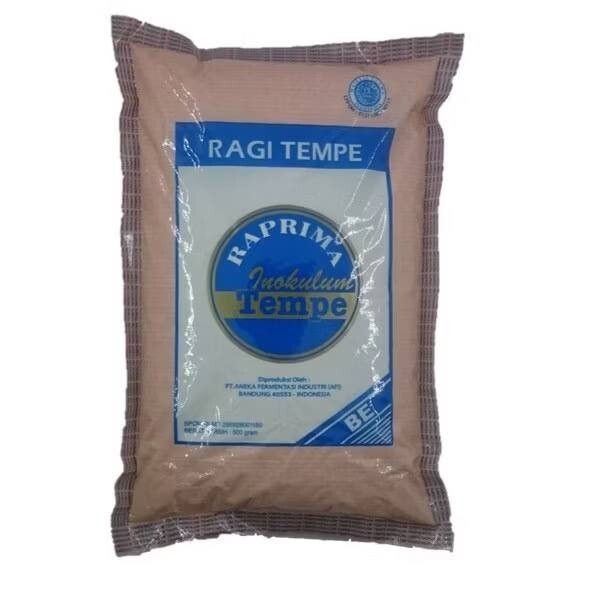10x Raprima Tempeh Rahi Tempe 500g Starter Inoculum Tempeh Soya Protein
