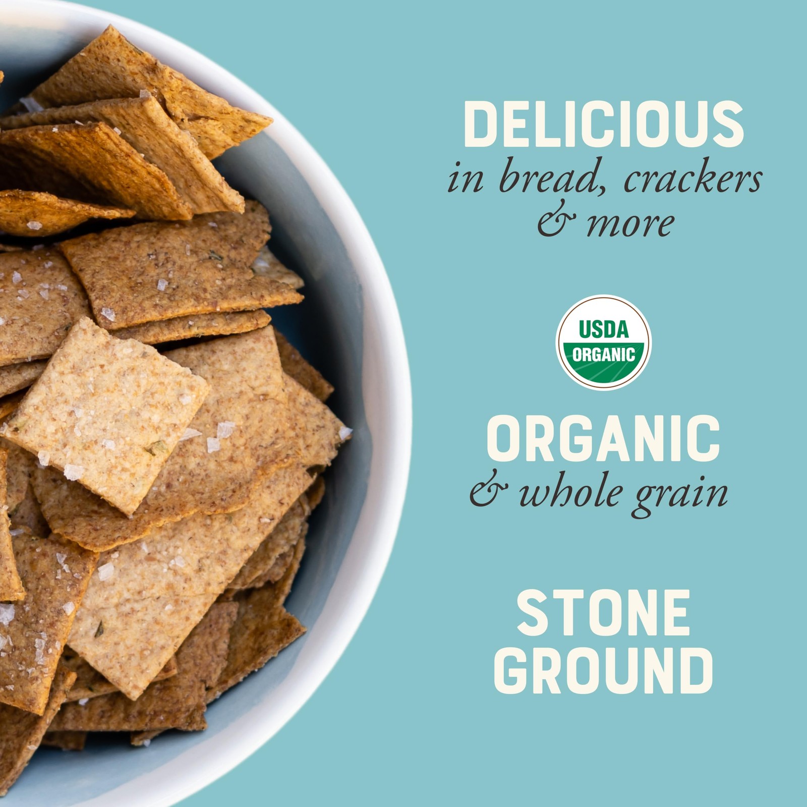 Bob’s Red Mill Organic Dark Rye Flour, 20oz (Pack of 4) 20 Ounce