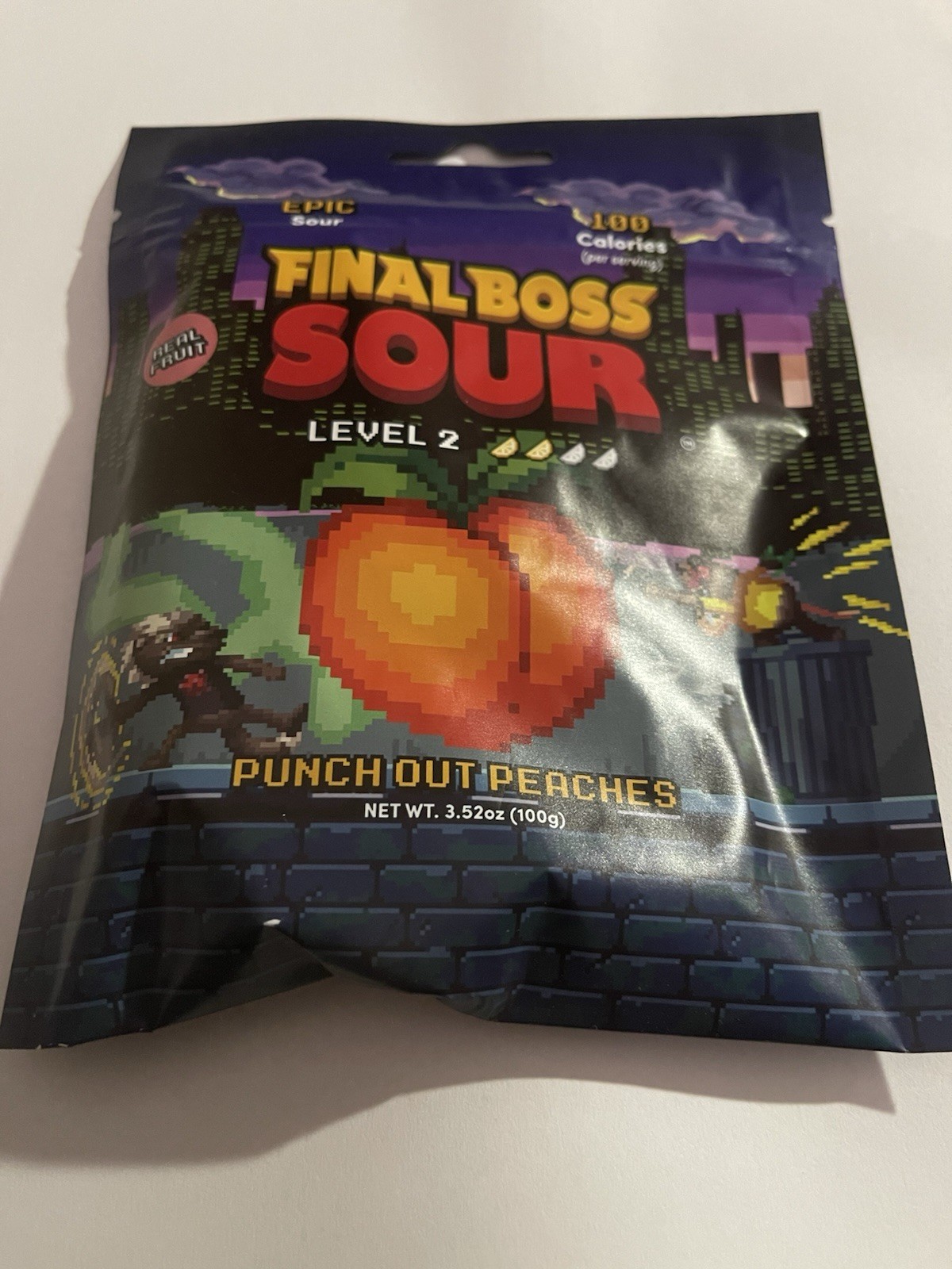 Final Boss Sour Candy, Punch-out Peaches , Level 2, Extreme Sour Viral Online