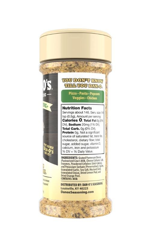 Dan-O’s Cheesoning Seasoning – All-Purpose – Parmesan, Italian, Pasta Seasoning