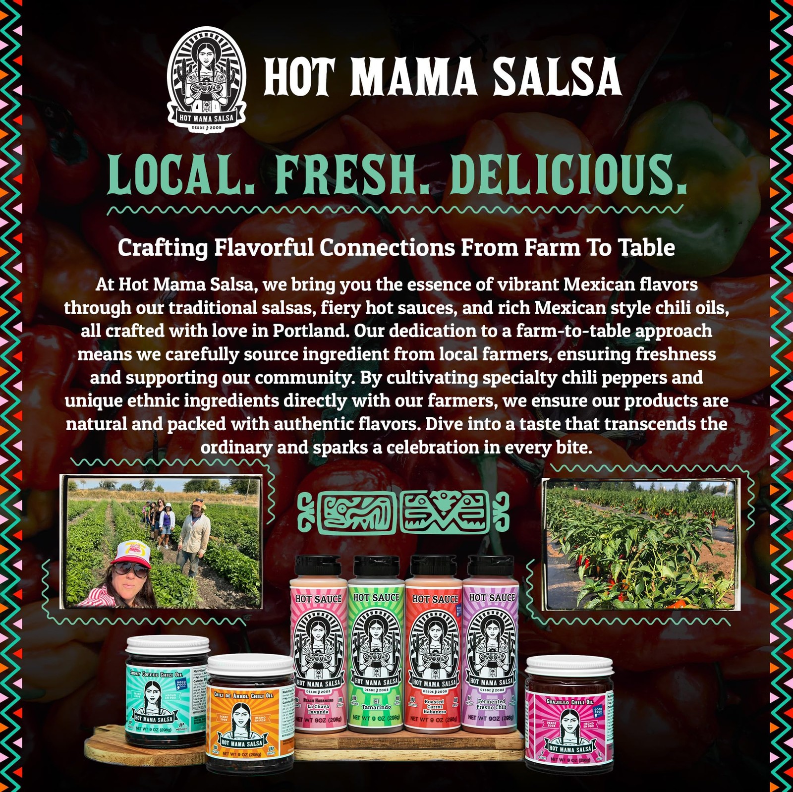 Hot Mama Salsa Variety Pack – A Collection of Chili Hot Sauce with Natural In…
