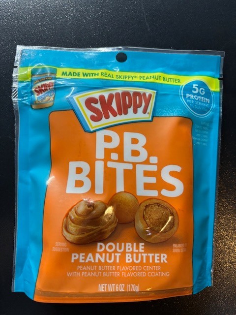 Skippy PB Bites Double Peanut Butter 6 oz 5g Protein