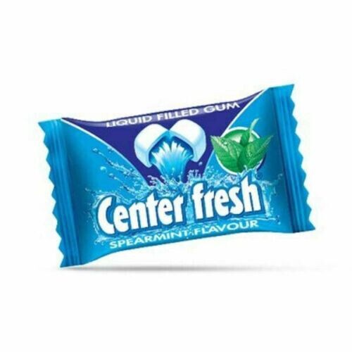 Center Fresh Mint Flavor Liquid Filled Chewing Gum 50,100,200 Pcs- Free Shipping