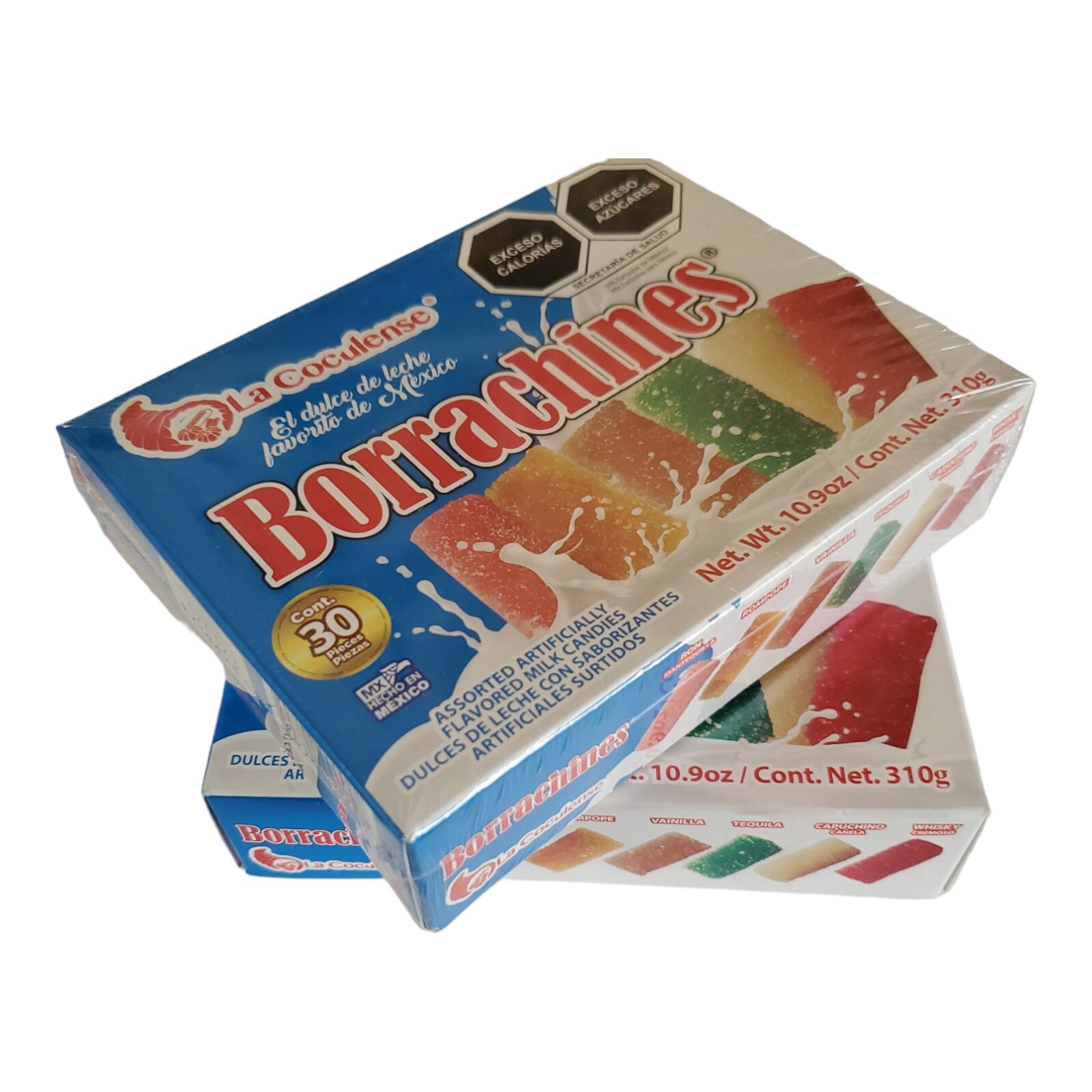 2×30 Borrachines La Coculense alamohaditas (Milk candy) 2×10.9oz