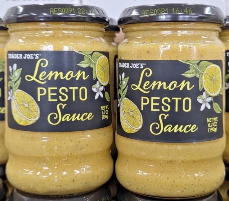 Trader Joe’s Lemon Pesto Sauce 6.7oz 190g (2 Jars) LIMITED
