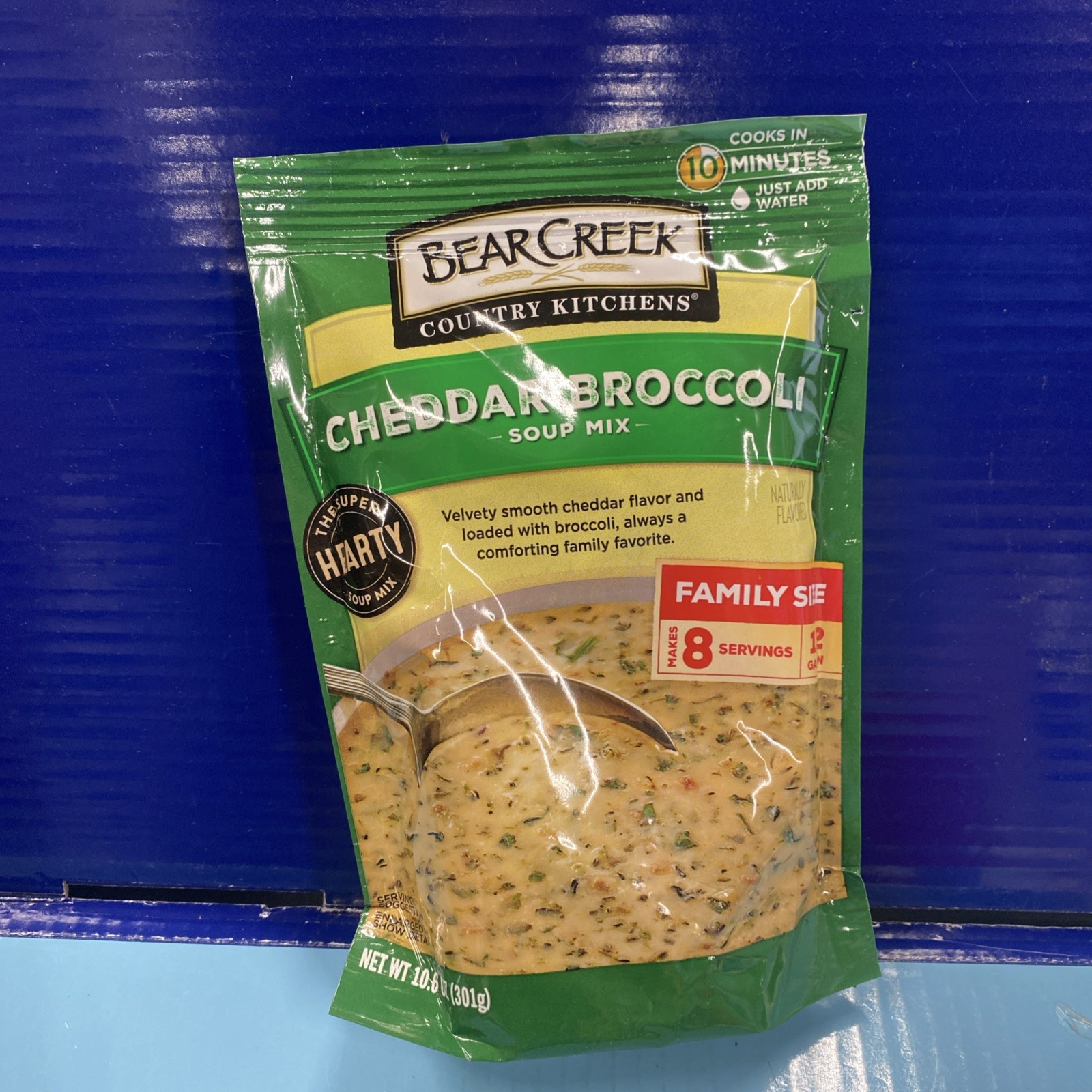Bear Creek Soup Mix Cheddar Broccoli 10.6 Oz – Family Size 8 Serving Exp: 05-27+