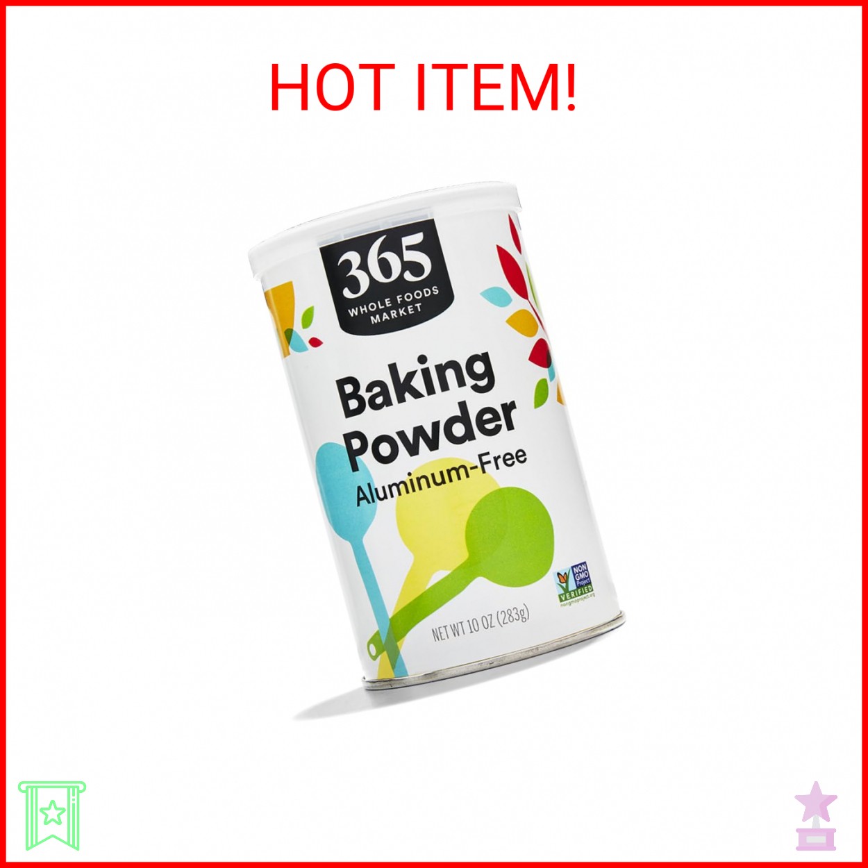 365 by Whole Foods Market, Baking Powder, 10 OZ