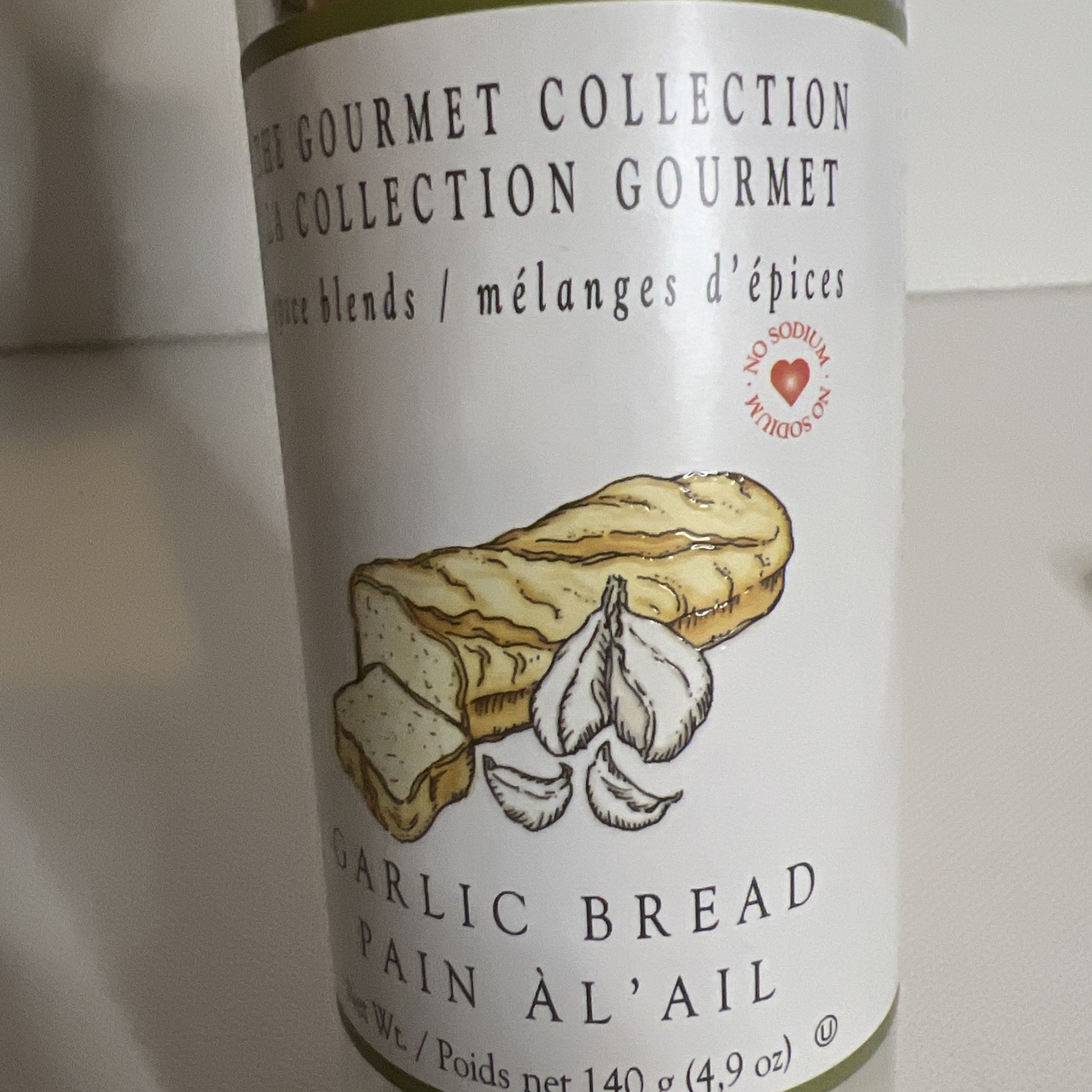 The Gourmet Collection Spice Blends Garlic Bread net wt. 140g /4.90z