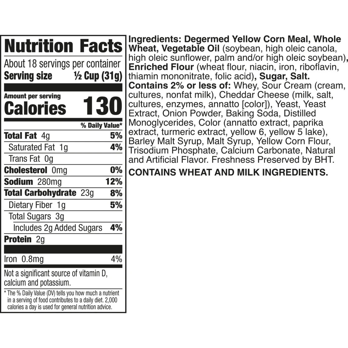 Chex Mix Cheddar Savory Snack Mix, Salty Snacks Tub, 20 oz