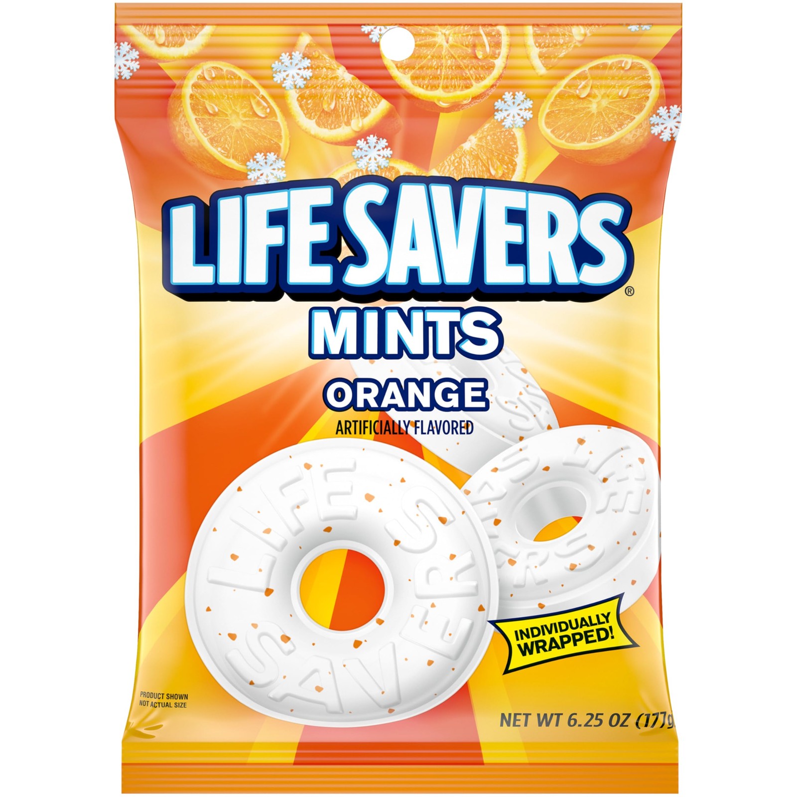 Life Savers Orange Mints, Individually 6.25 Ounce (Pack of 12), Mints