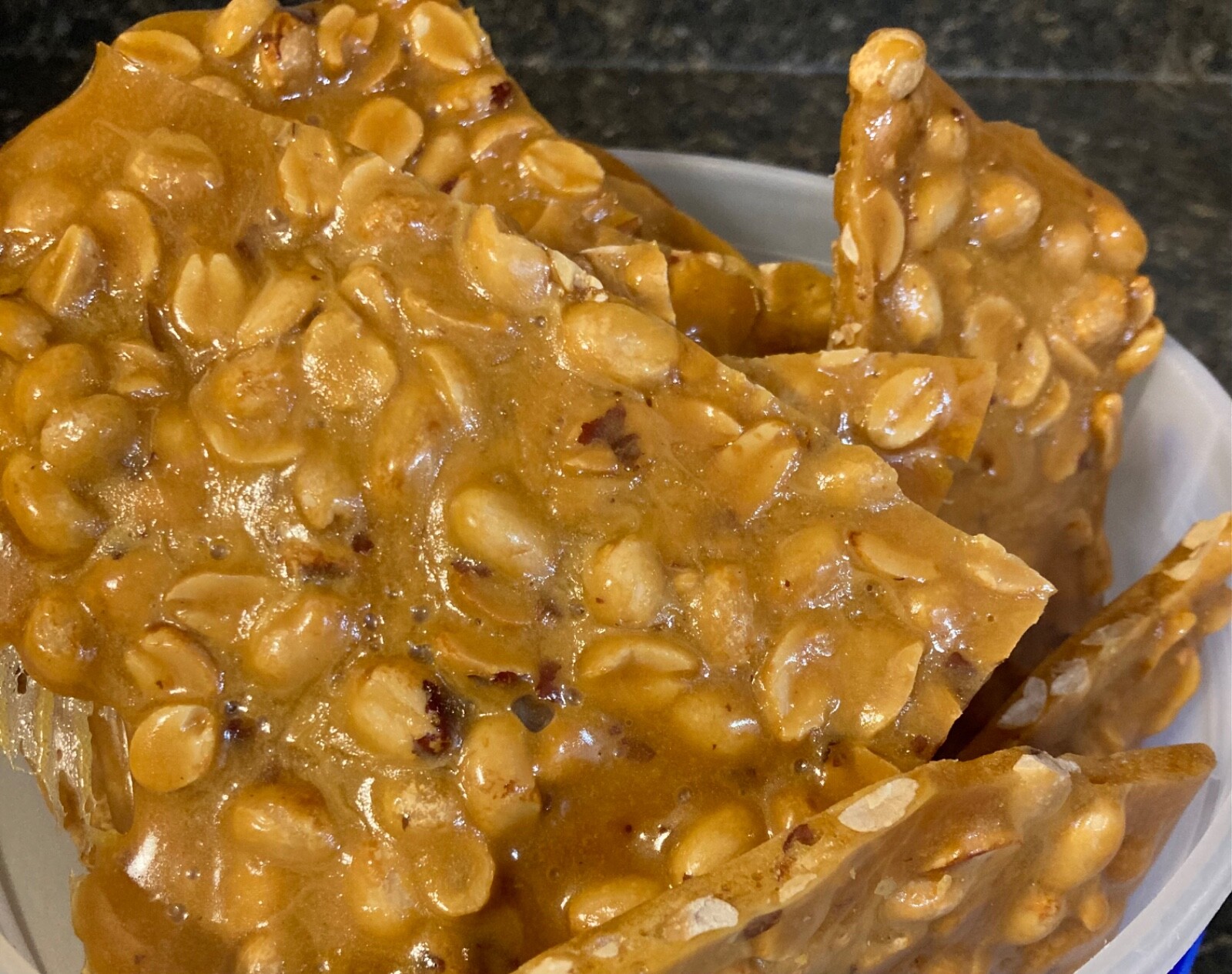PEANUT BRITTLE Fresh home made Brittle Candy Original Flavor FAST SHIPPING