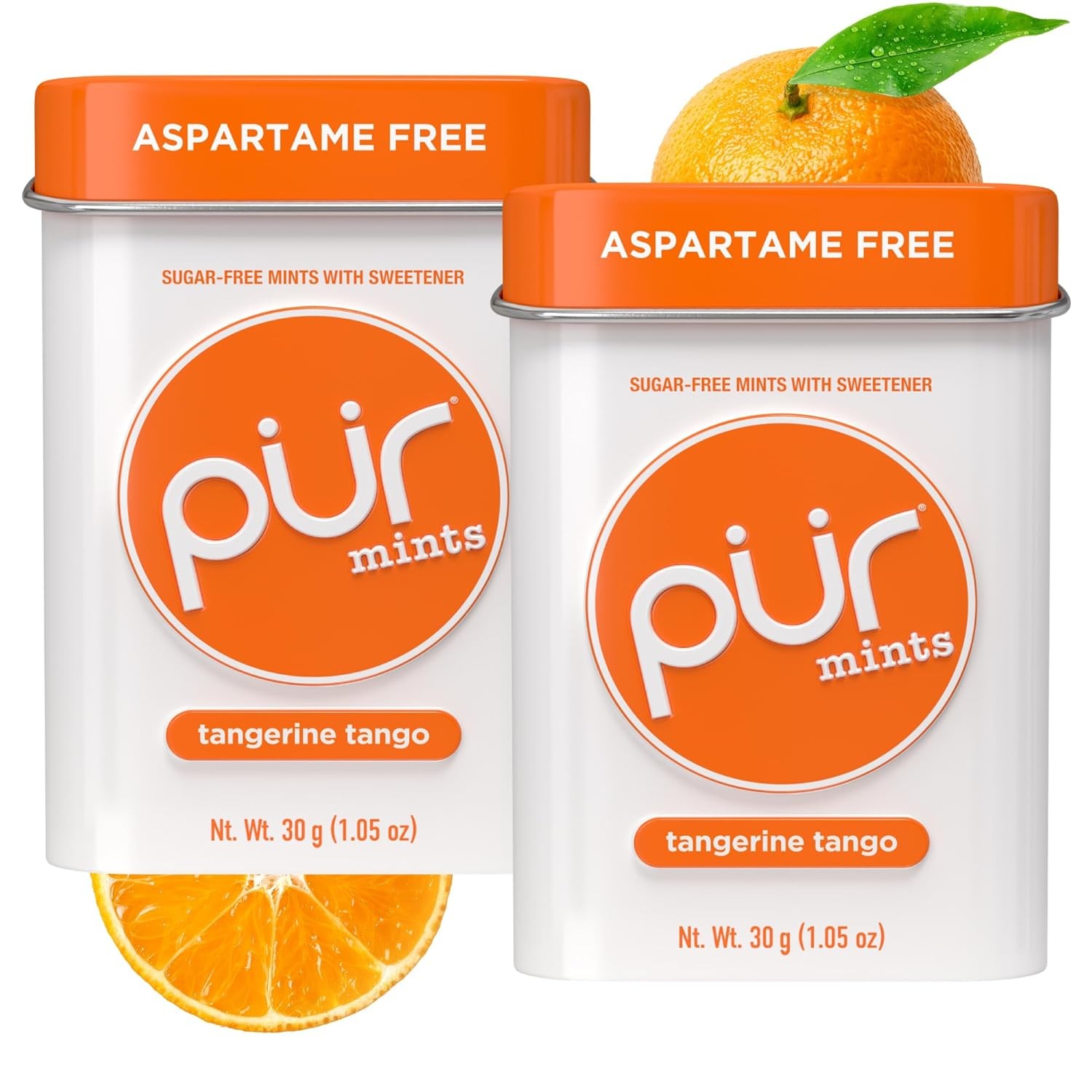 PUR Mints | Aspartame Free Mints | Made with Xylitol | Sugar Free, 30 Pieces