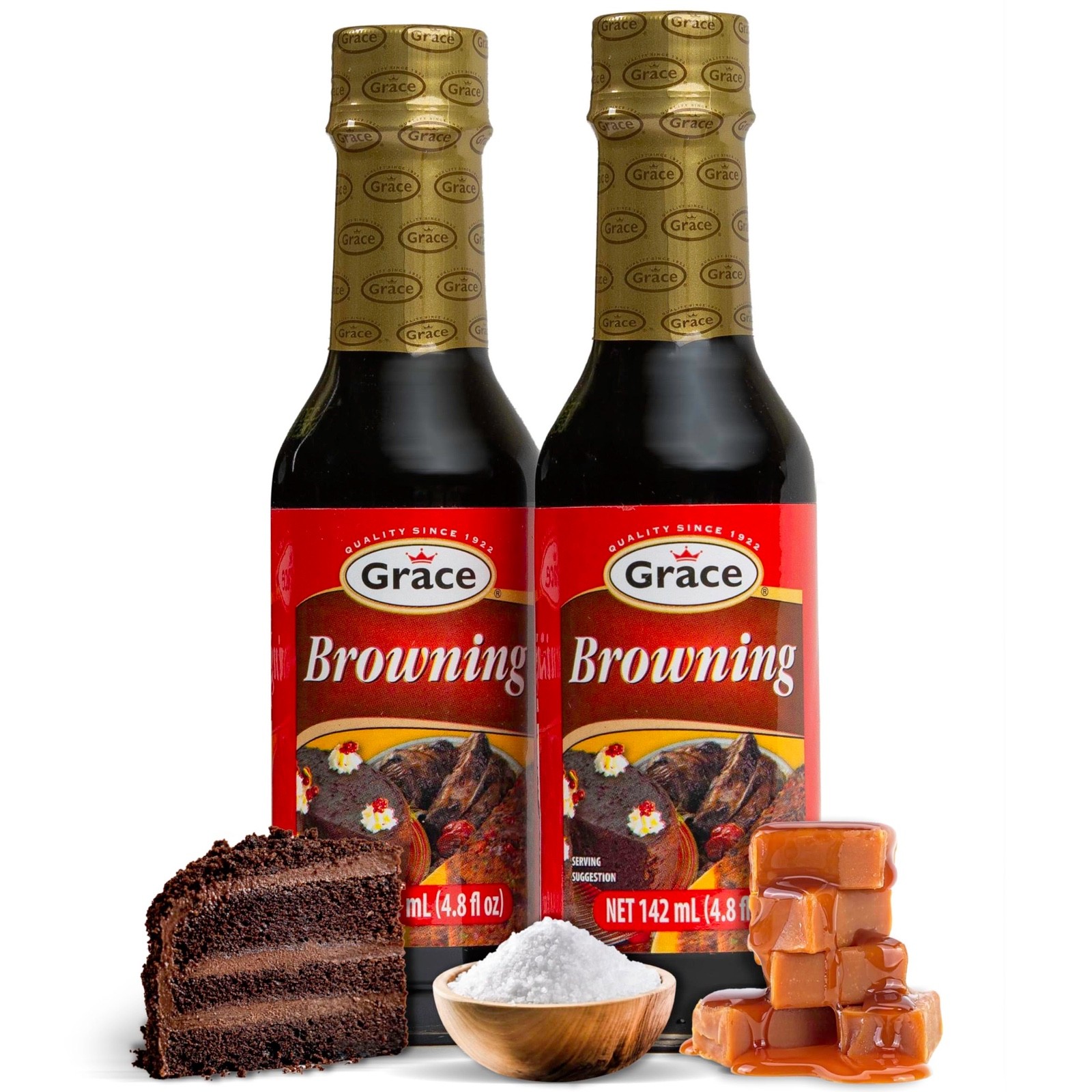 Grace Authentic Jamaican Browning 3pk 4.8 fl. oz( Import fees paid by us)