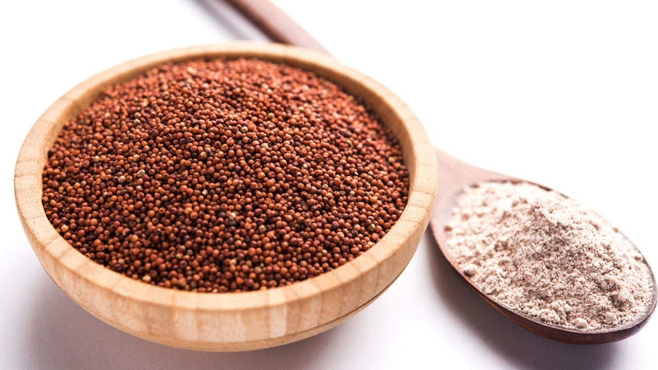 Ceylon finger millet kurakkan flour herbal ragi flour organic free shipping-200g